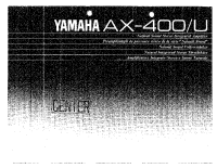 Yamaha AX-400-Owners-Manual 